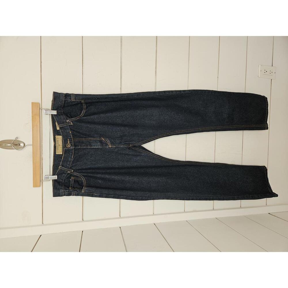 Vintage Genes 36x30 dark blue denim slim jeans